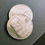 Имитация коллекционной монеты Da Vinci (3.8 см)