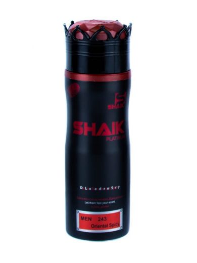 Дезодорант Shaik M243 (Carolina Herrera Bad Boy), 200 ml