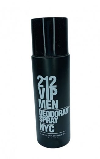 Парфюмированный дезодорант Carolina Herrera 212 VIP Men 200 ml (Для мужчин)