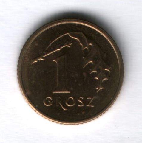 1 грош 2005 года Польша