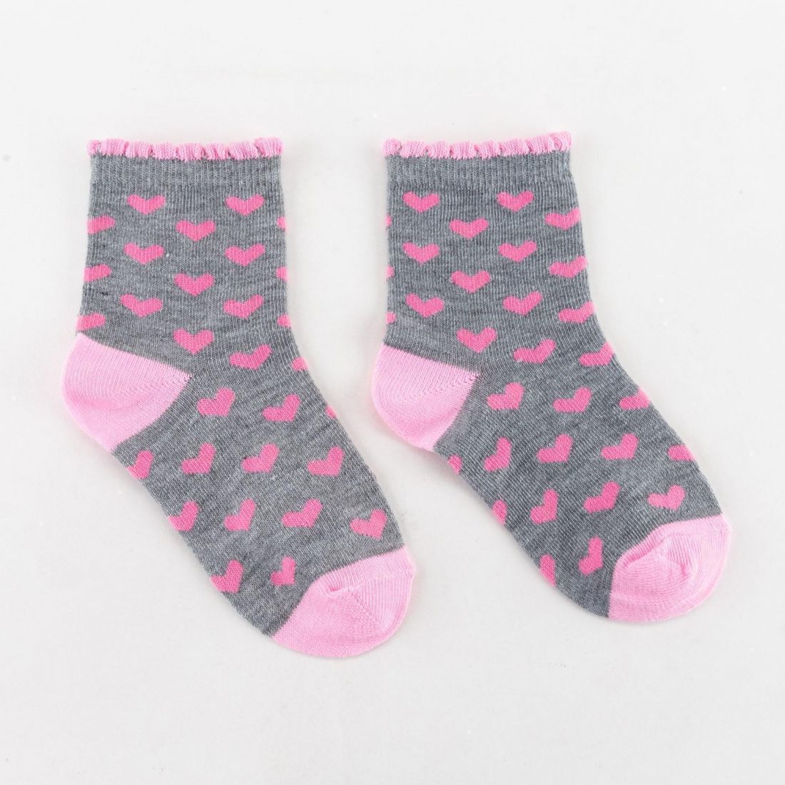 Носки для девочки Розовые сердечки
