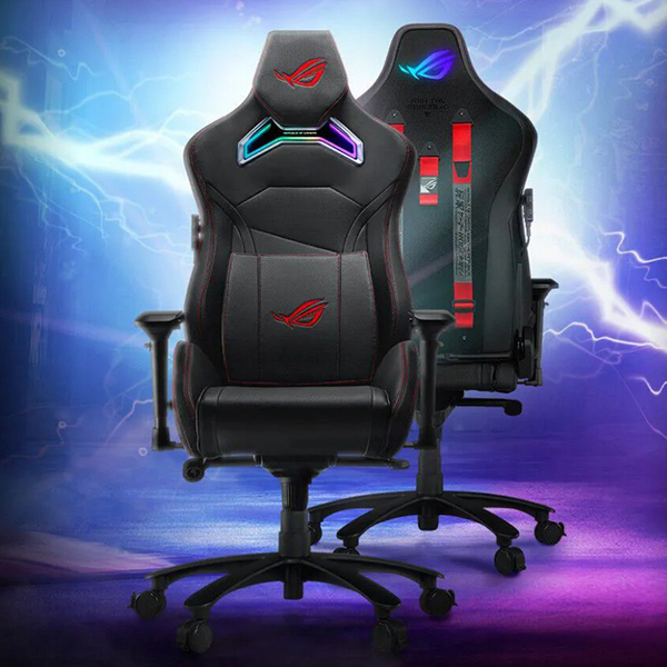 Кресло для геймера GG-1000B черный искусственная кожа крестовина