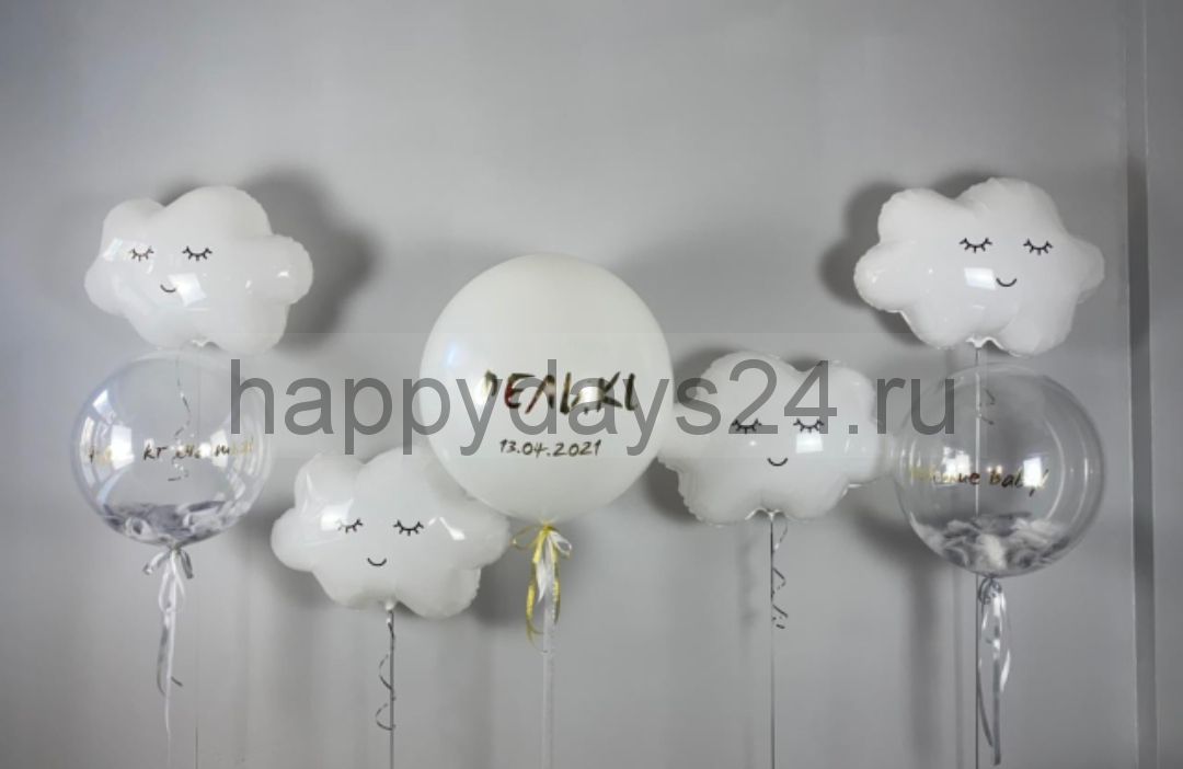 Набор  из воздушных шаров "Облака 2"