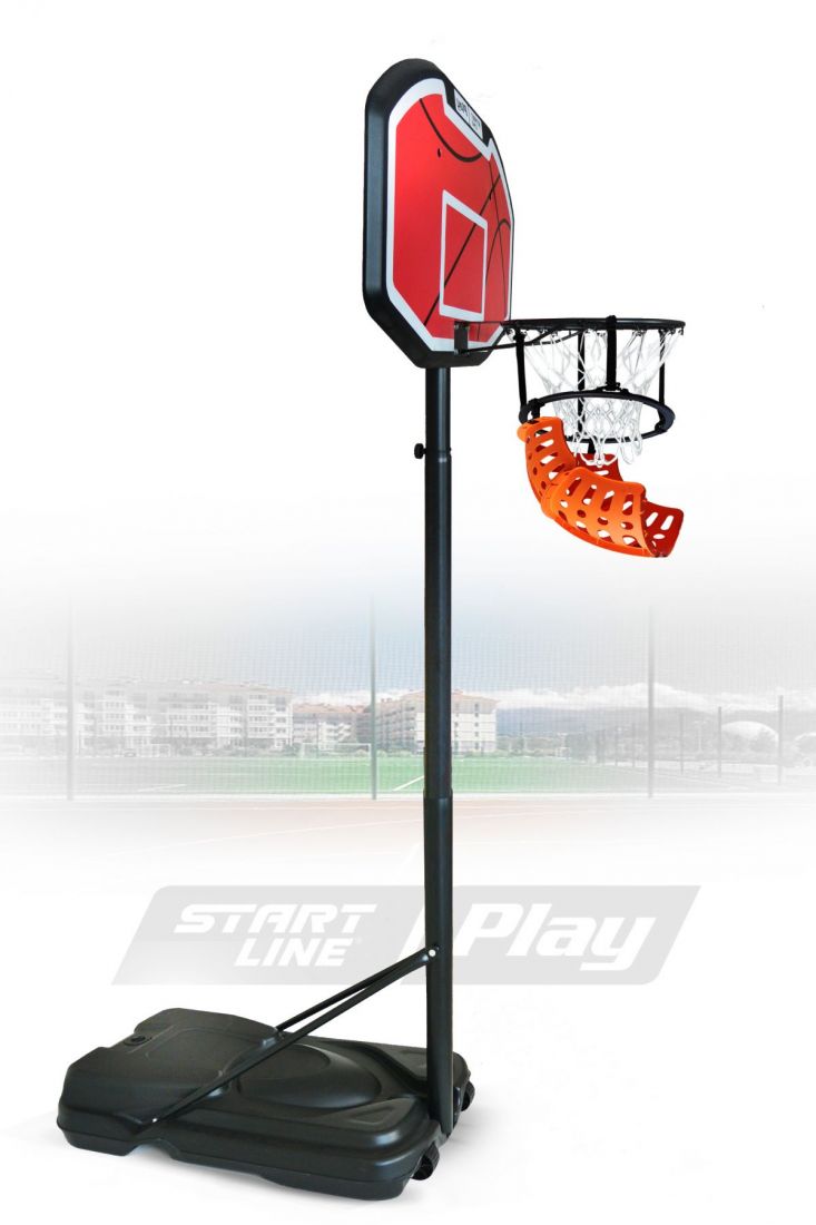 Мобильная баскетбольная стойка SLP Junior-019 с возвратным механизмом