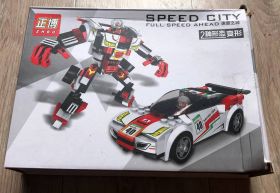 Конструктор Лего 2 в 1 машина трансформер Ferrari 488 gt3 EVO 2020  232 деталей