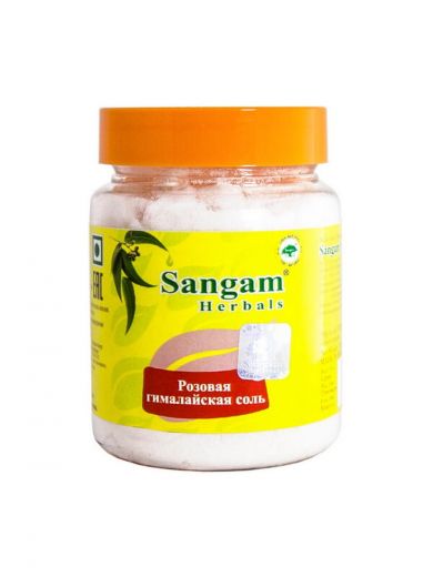 Соль розовая гималайская | 120 г | Sangam Herbals