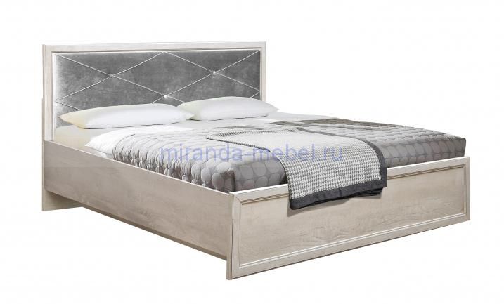 Кровать двуспальная с подъемным механизмом 32.26 - 02 Сохо (1600)