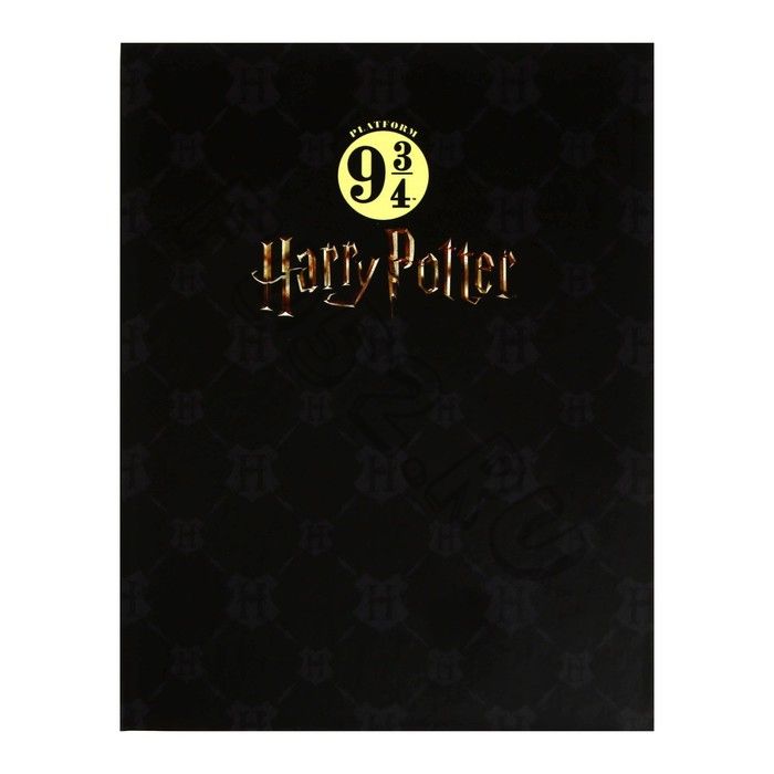 Тетрадь на 4-х кольцах, А5, 160 листов, в клетку, «Гарри Поттер», твёрдая обложка, матовая ламинация