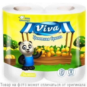Туалетная бумага "VIVA AROMA" 4 рулона 2слоя аромат, шт