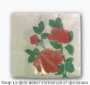 Салфетки Декор Розы 1сл 24х24 50шт/60, шт
