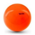 Мяч однотонный 16 см VerbaSport оранжевый