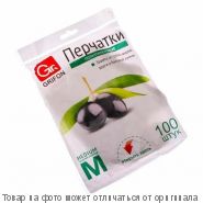 GRIFON.Перчатки полиэтиленовые р-р М, 100шт. в п/эт кпаковке/50, шт