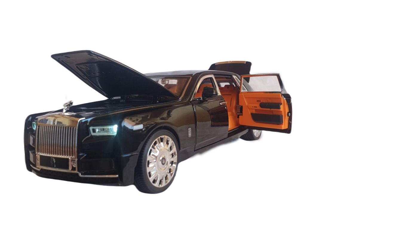 Металлическая модель Rolls-Royce Phantom увеличенная 1:20 25 см. свет звук