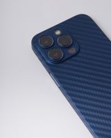 Ультратонкий чехол K-DOO Air Carbon для iPhone 13 Pro Max (Айфон 13 Про Макс) синий купить недорого в Москве — доступные цены в интернет-магазине противоударных чехлов для мобильных телефонов «estorea.ru»