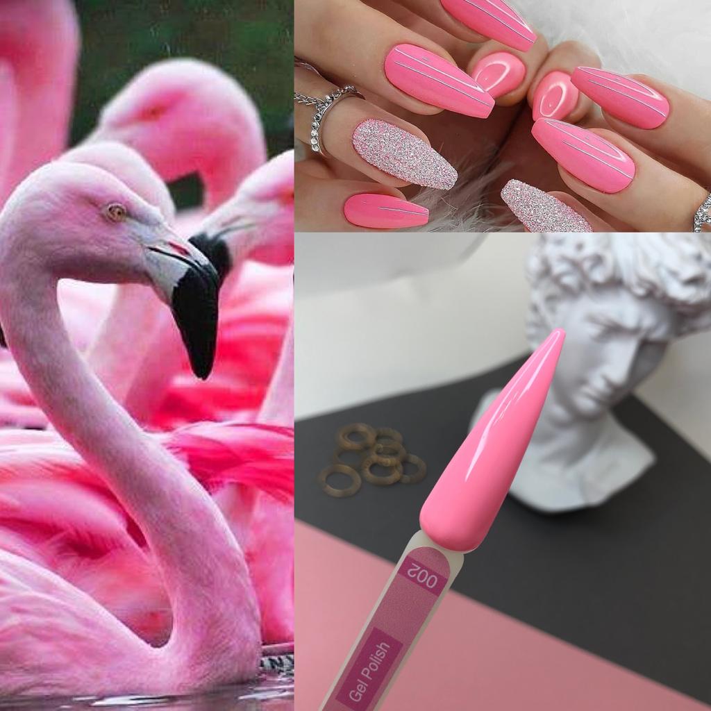 Гель-лак Flamingo №002