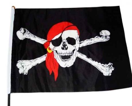 Флаг пирата (30 х 45 см)