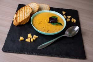 Сырный крем суп с багетом 250г