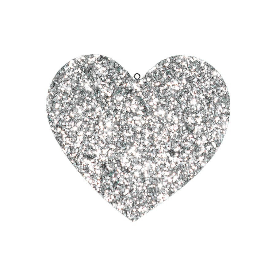 Украшение "Сердце", цвет серебро