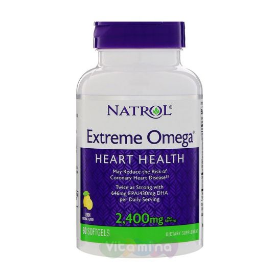 Natrol Extreme Omega 2400 мг (Экстрим Омега)