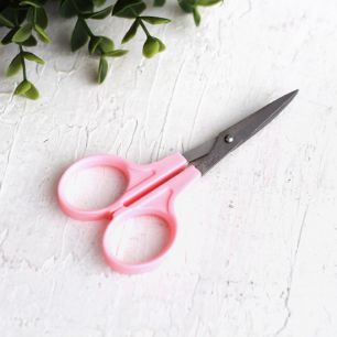Ножницы для шитья, 12 см. - розовые