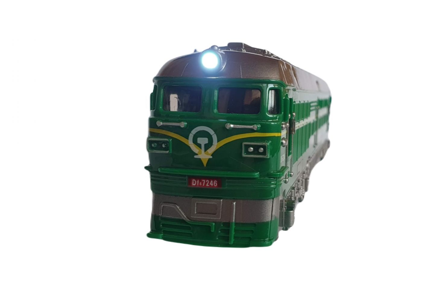 Поезд локомотив 23 см. свет, звук, инерция (731-8A)
