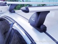 Багажник на крышу Peugeot 207, Lux, крыловидные дуги