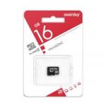 Карта памяти microSD 16 Gb SmartBuy class 4 (без адаптера)