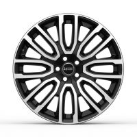 Diamond Cut On Satin Black - 9.5*23