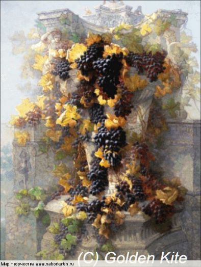 Набор для вышивания "2888 Grapes and Architecture (medium)"