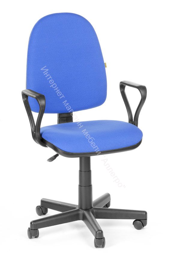 Кресло офисное Гранд самба синий (аналог ПРЕСТИЖ)