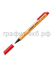 Ручка капиллярная Stabilo GREENpoint 0.8мм красная 6088/40