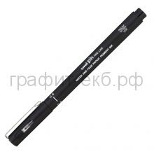 Ручка капиллярная Uni PIN 08 - 200(S) 0.8 мм черная