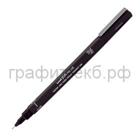 Ручка капиллярная Uni PIN 005 - 200(S) 0.05 мм черная