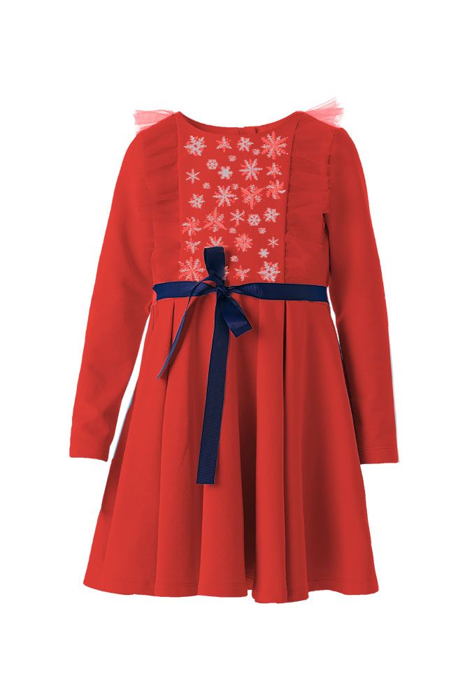 Платье для девочки 3 лет Снежинка