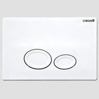 белая кнопка смыва Creavit Drop GP2001.00