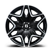 Diamond Cut On Gloss Black - 9.5*22