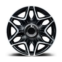 Diamond Cut On Gloss Black - 9.5*22
