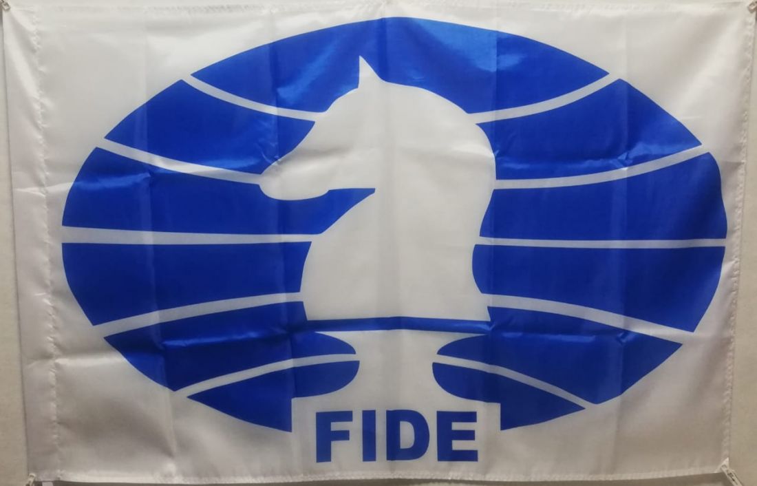 Флаг ФИДЕ 135х90см