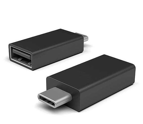 Переходник Microsoft Surface USB-C to USB Adapter Black