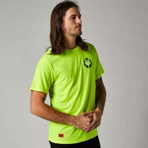 Fox Nobyl SS Tech Tee Flow Yellow футболка