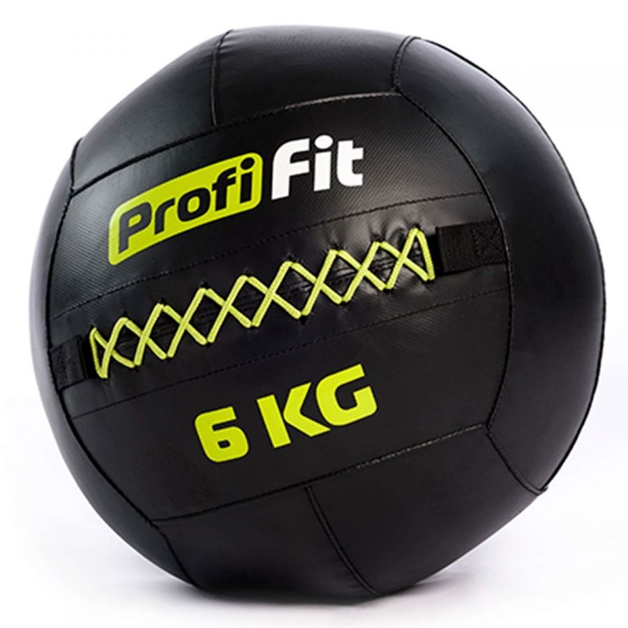Медицинбол набивной (Wallball) PROFI-FIT, 6 кг