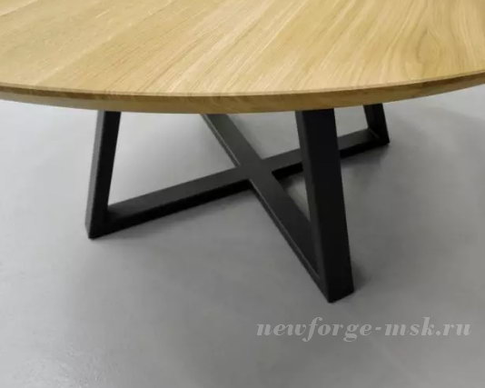 Подстолье металлическое для круглого стола в стиле лофт