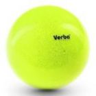 Мяч с блестками 16 см VerbaSport лимонный