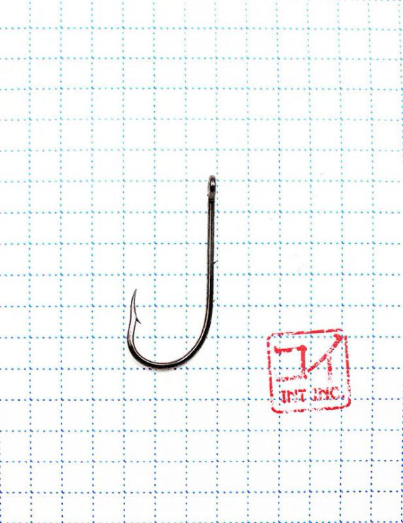 Крючок KOI BAITHOLDER цвет BN (10 шт) KH7151-BN с бороздками зазубринами для фиксации наживки червя