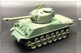 Сборная модель танка  Шерман в масштабе 1/72 зеленый