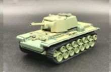 Сборная модель танка  КВ-1 в масштабе 1/72 зеленый