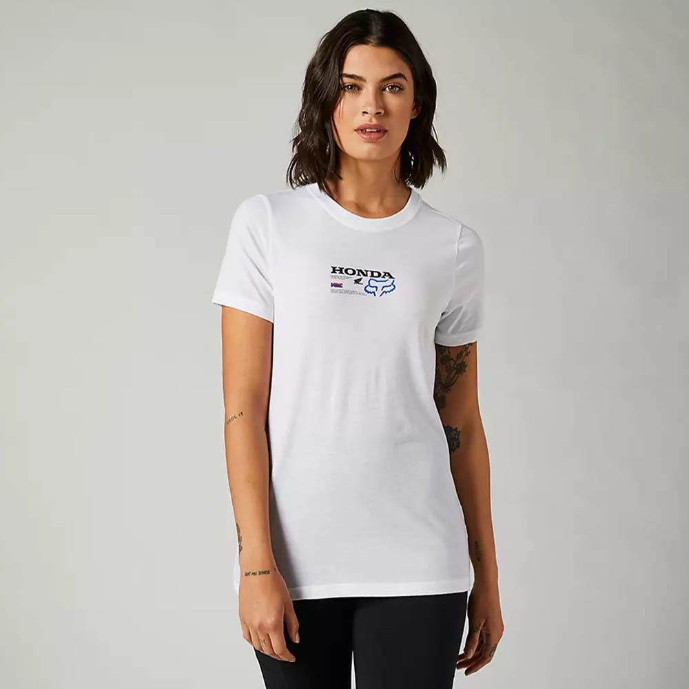 Fox Honda SS Tee White футболка женская