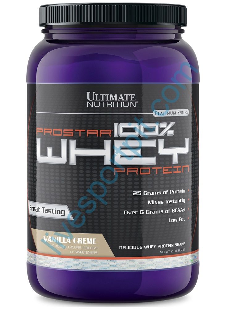 Сывороточный протеин Prostar Whey 907 г Ultimate Nutrition Ванильный крем