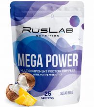 Многокомпонентный протеин MEGA POWER 800 г Ruslabnutrition Пина коладо