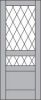 Межкомнатная Дверь Triadoors Царговая Gloss 645 ПГ Белый Глянец Без Стекла / Триадорс